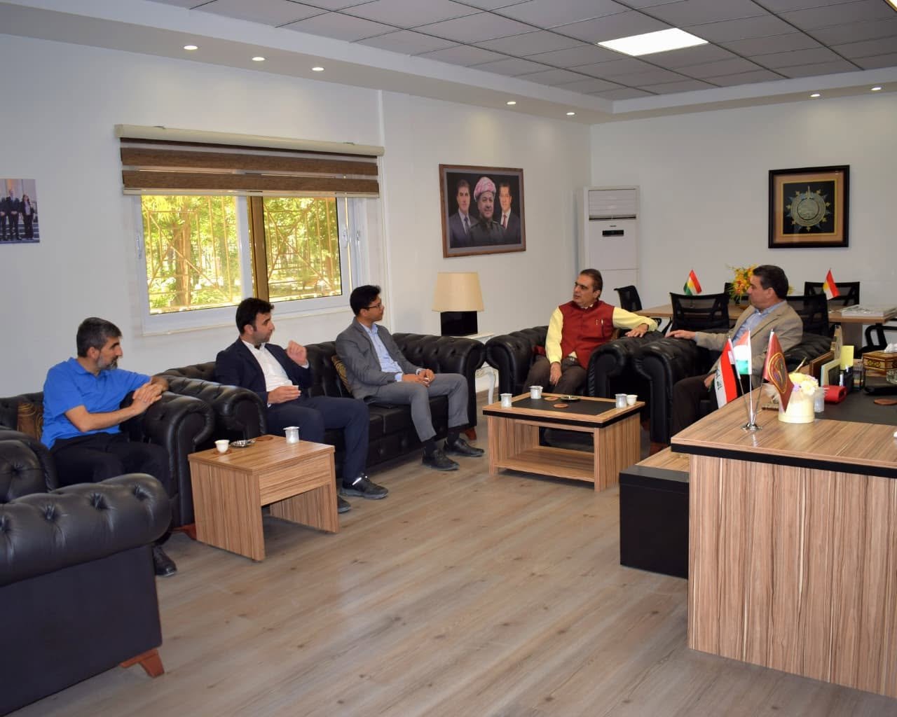 Consul General met Asst. Professor Dr. Ahmed M. Kamel, Dean of Physical Education & Sport Sciences at Salahaddin University on 07 May 2026