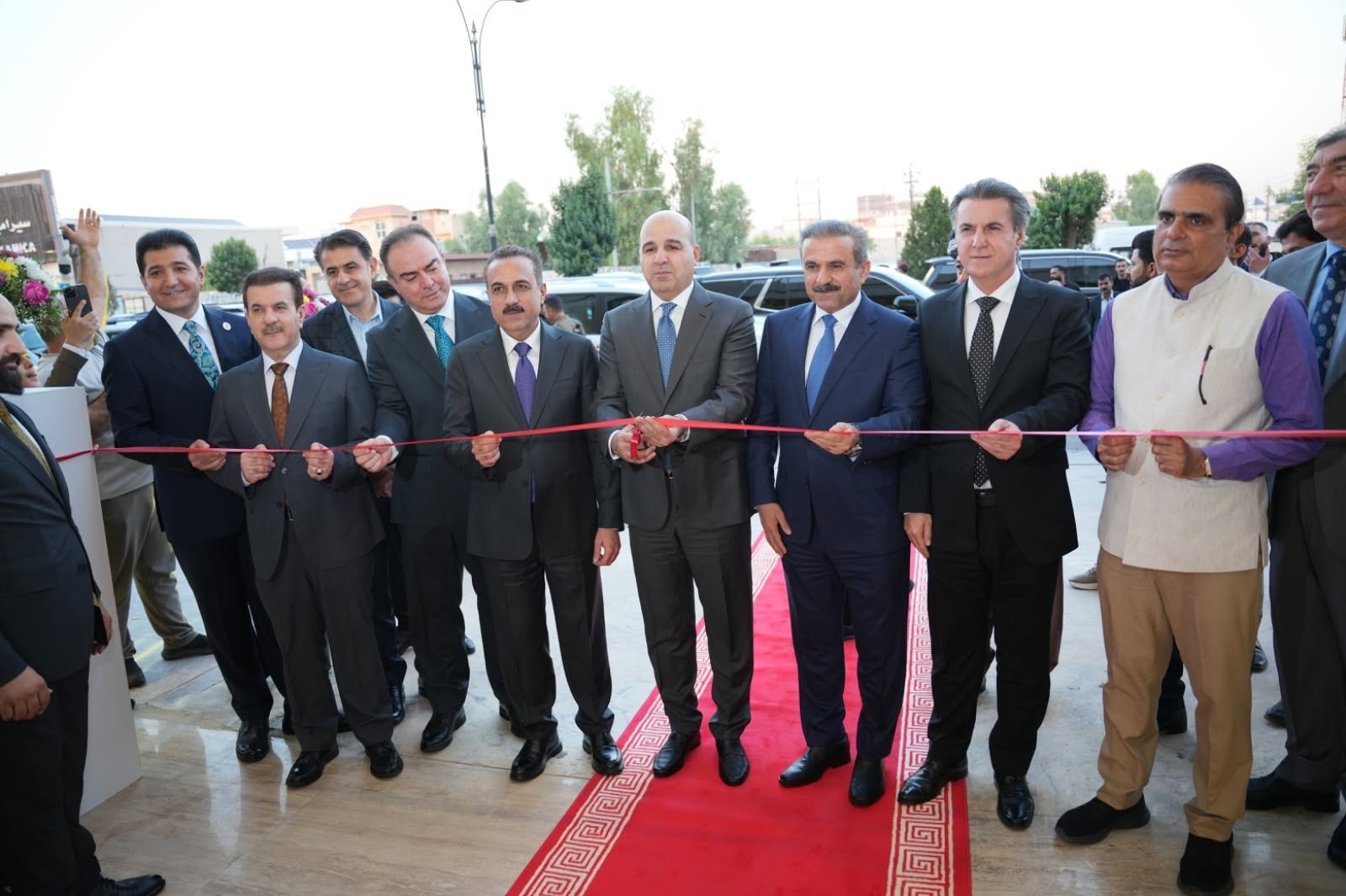 Consul General attended the opening ceremony of the main branch of Indian tiles and sanitaryware company VARMORA in Erbil on 13 July 2026.