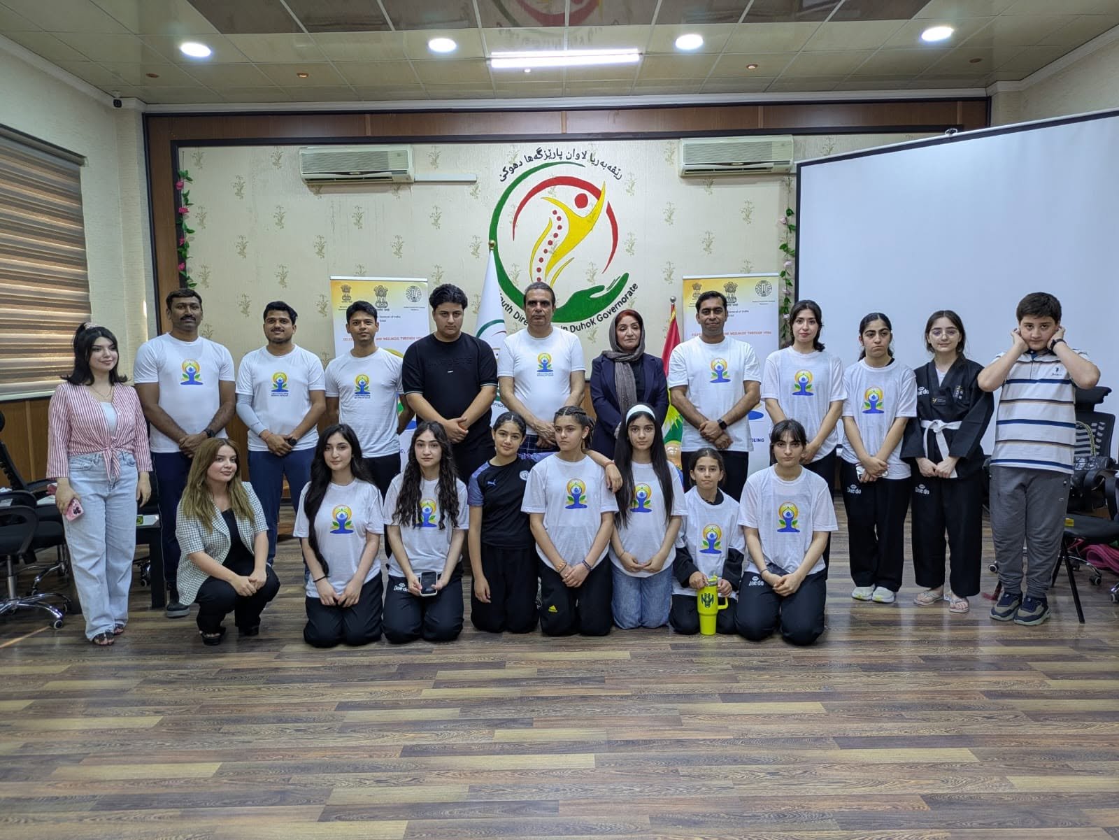 Consulate General of India in Erbil organized a vibrant yoga session for youth in Duhok on 20 June 2026.