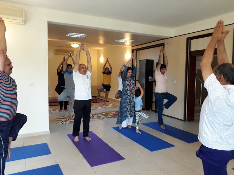 International Day of Yoga 2017 celebration at the Consulate General of India, Erbil