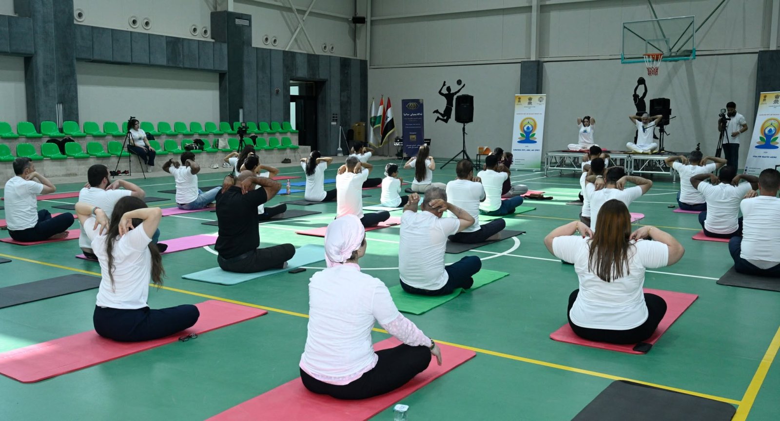 Celebration of International Day of Yoga 2026 in association with Satya Academy in Sulaymaniyah on 27 June 2026.