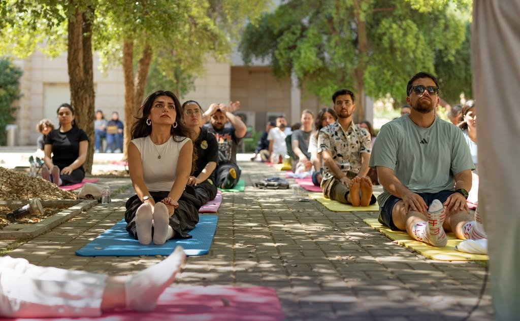 Consulate General of India organised a Curtain Raiser event for the International Day of Yoga 2026 at the American University of Iraq, Sulaymaniyah on 04 June 2026.