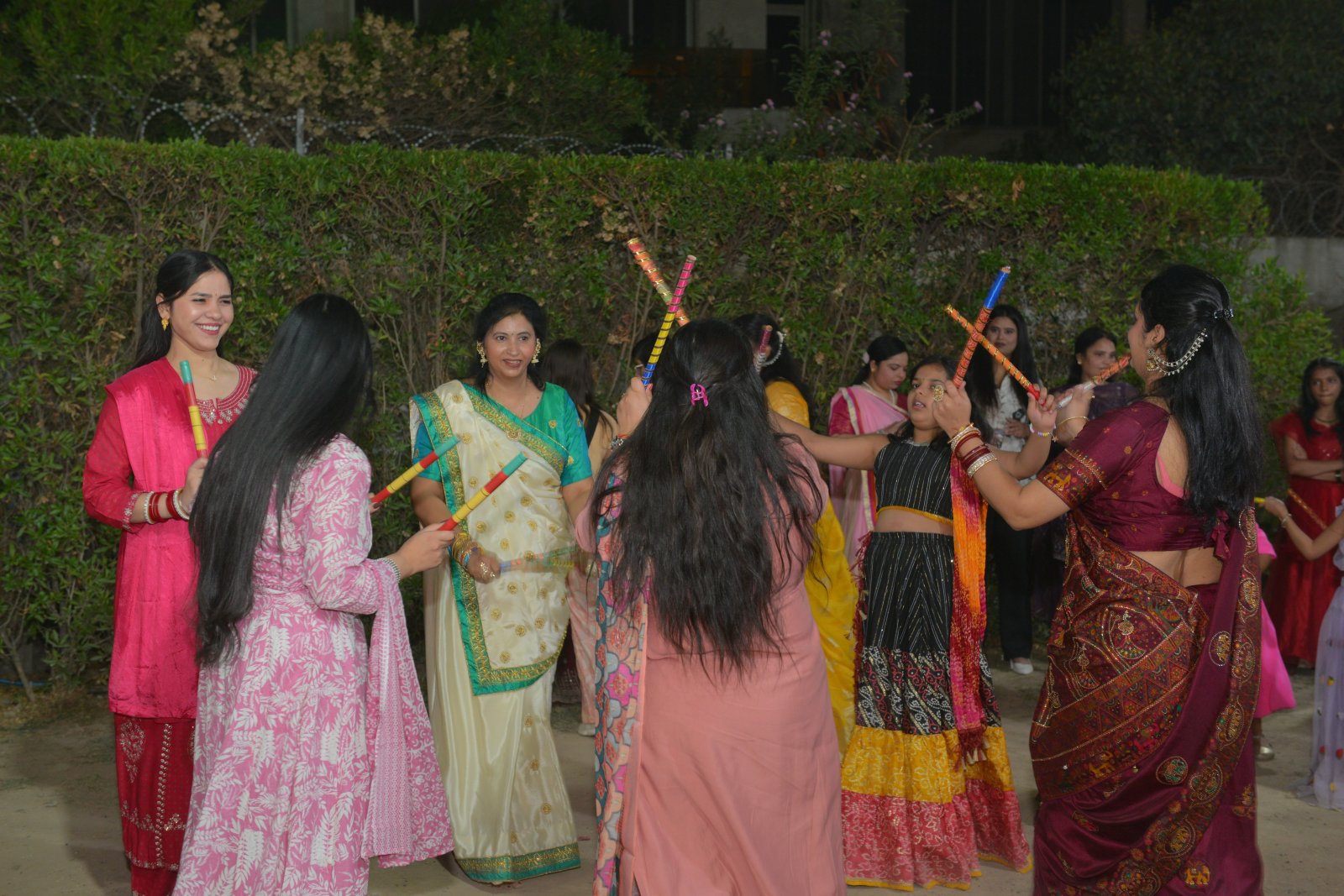 Celebration of Navratri with the members of  Indian Community on 26 September 2025