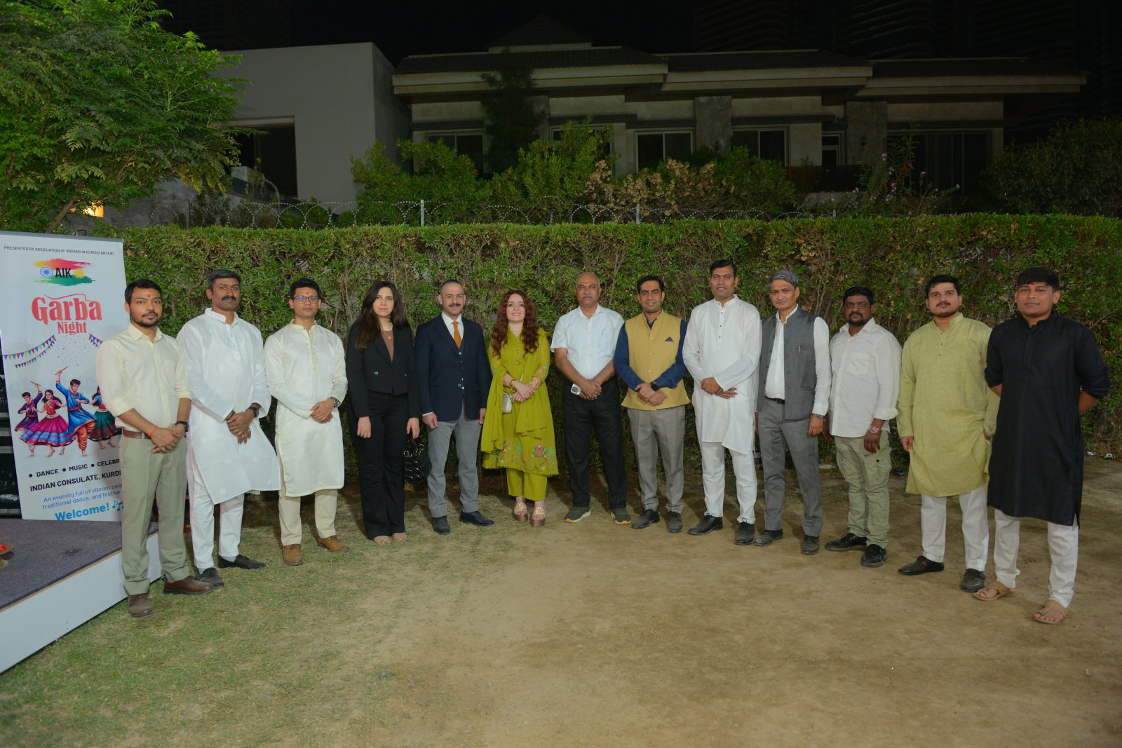 Celebration of Navratri with the members of  Indian Community on 26 September 2025