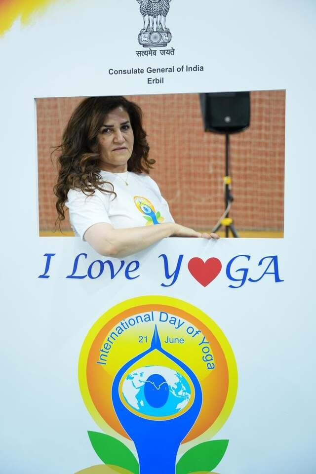 Celebration of 12th International Day of Yoga in Erbil on 21 June 2026.