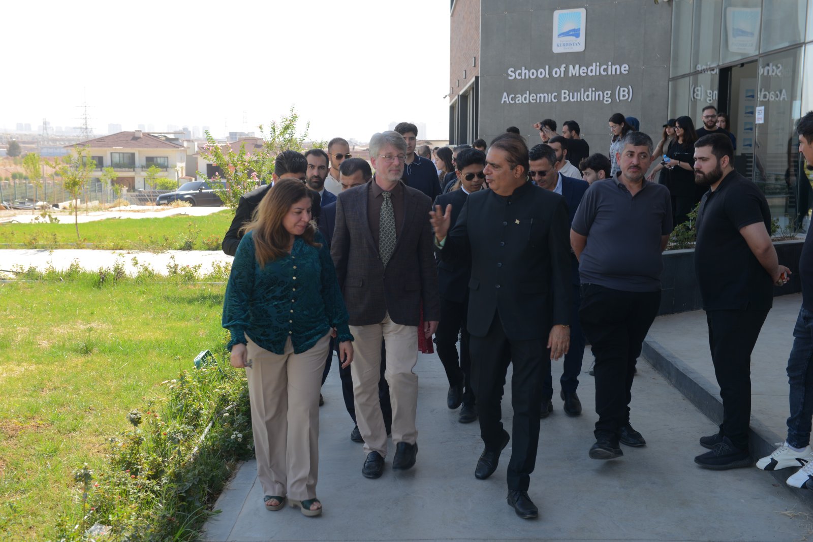 Celebration of Gandhi Jayanti at Sami Abdulrahman Park and a plantation drive organized at the University of Kurdistan Hewlêr Medical College on 02 October 2025.