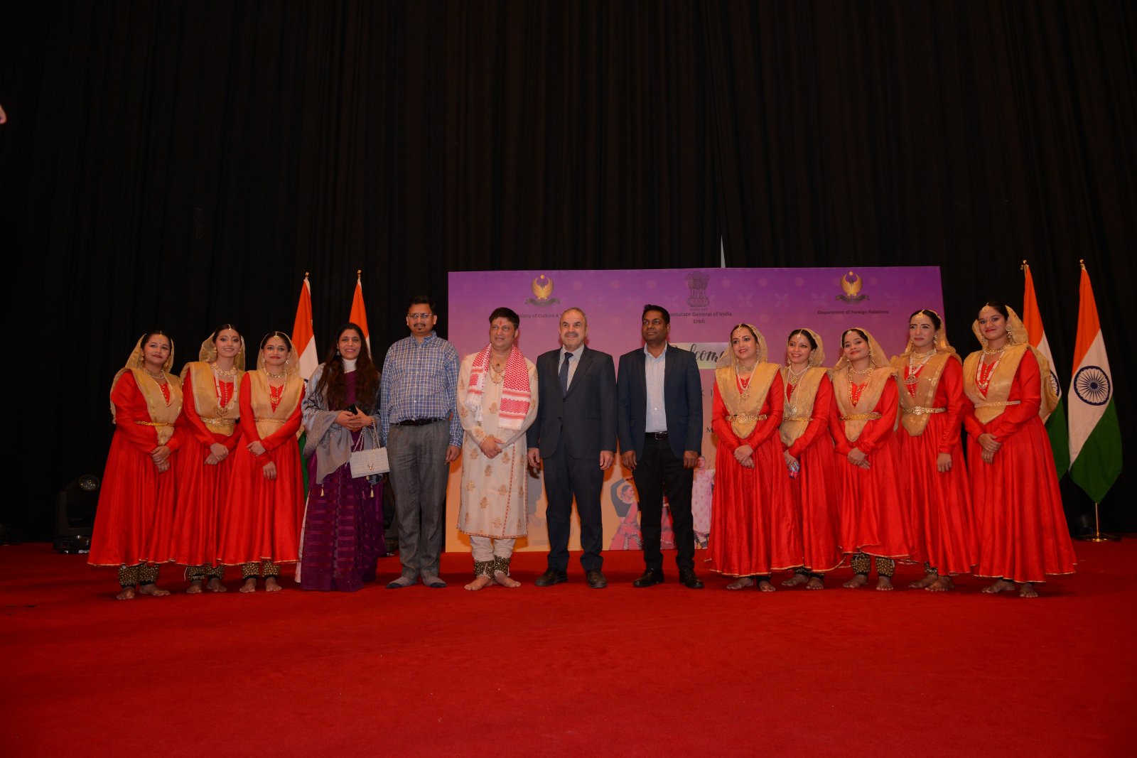Consulate General of India in Erbil organized a vibrant Indian cultural evening on 16 February 2026 with a ICCR Kathak dance troupe led by Pandit Sandeep Mahavir.