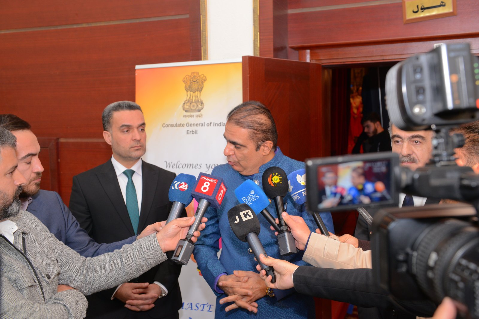 Consulate General of India in Erbil organized a vibrant Indian cultural evening on 16 February 2026 with a ICCR Kathak dance troupe led by Pandit Sandeep Mahavir.