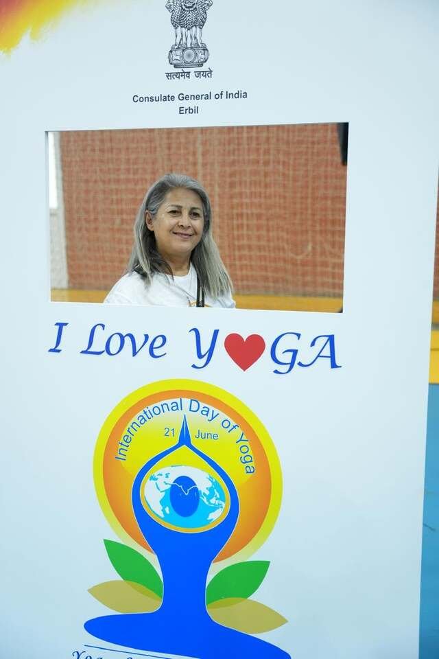 Celebration of 12th International Day of Yoga in Erbil on 21 June 2026.