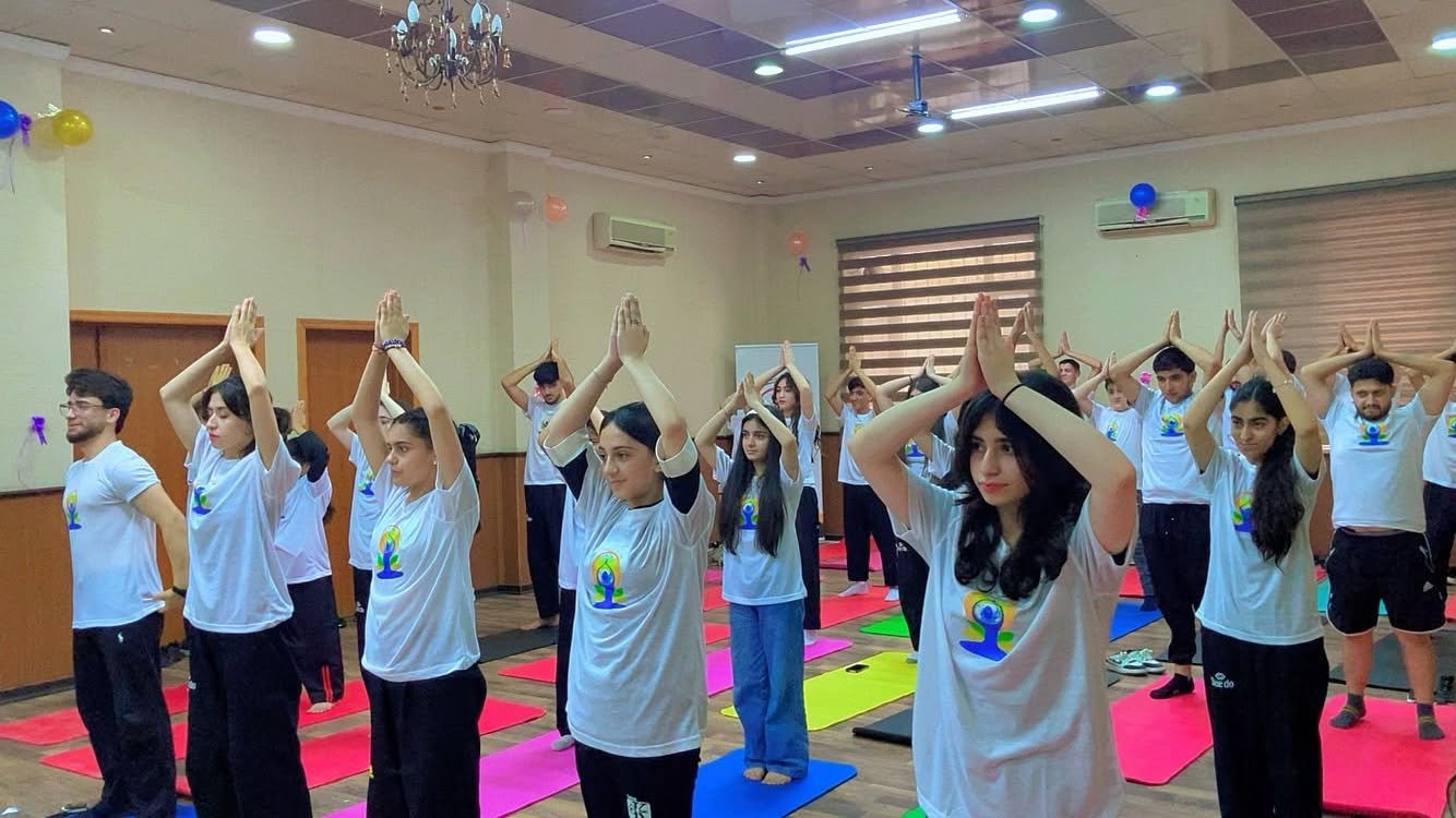 Consulate General of India in Erbil organized a vibrant yoga session for youth in Duhok on 20 June 2026.