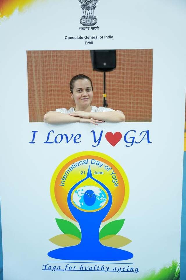 Celebration of 12th International Day of Yoga in Erbil on 21 June 2026.