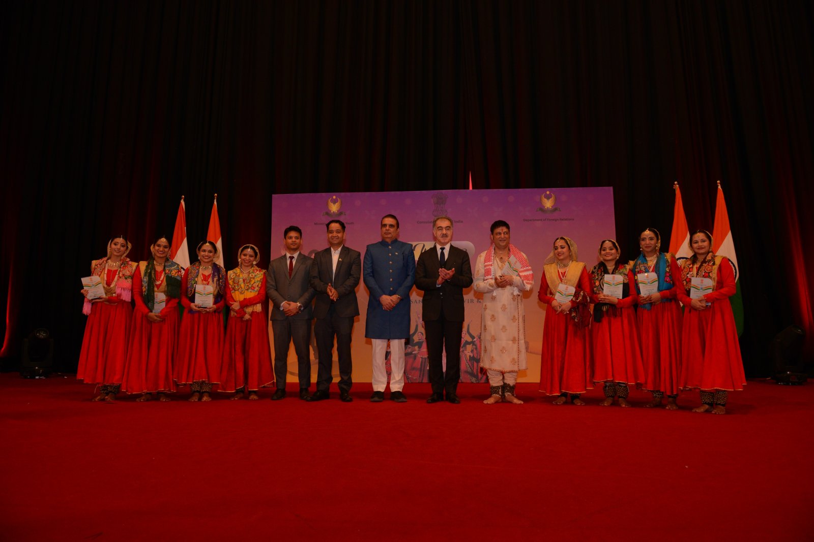 Consulate General of India in Erbil organized a vibrant Indian cultural evening on 16 February 2026 with a ICCR Kathak dance troupe led by Pandit Sandeep Mahavir.