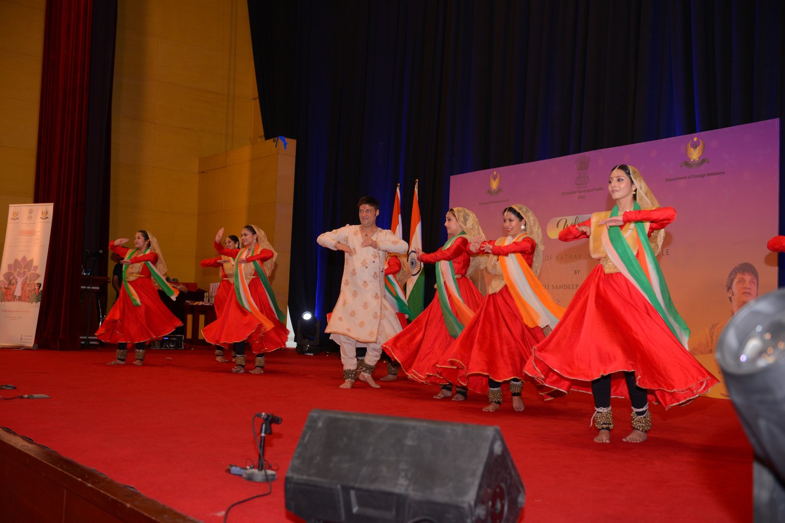 Consulate General of India in Erbil organized a vibrant Indian cultural evening on 16 February 2026 with a ICCR Kathak dance troupe led by Pandit Sandeep Mahavir.