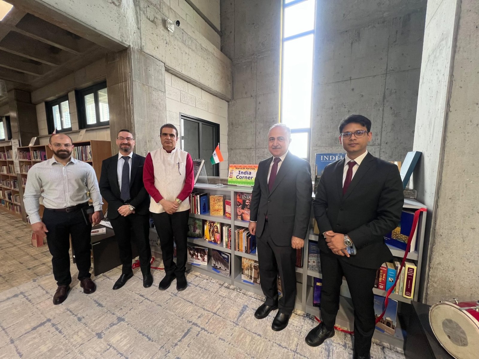 Consul General inaugurated an India Corner at the Catholic University in Erbil on 12 May 2026.