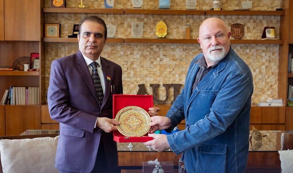Consul General met Dr. Robert Perrins, Provost of American University of Iraq, Sulaimani on 20 May 2026.