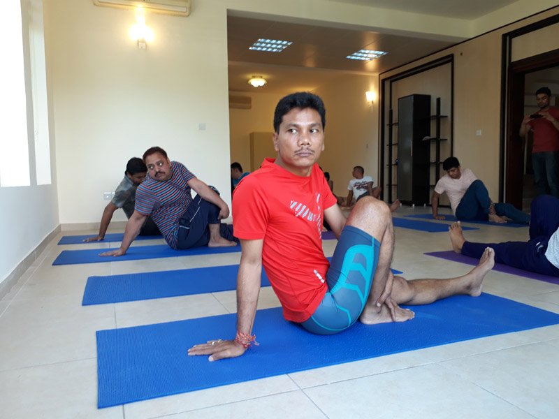 International Day of Yoga 2017 celebration at the Consulate General of India, Erbil