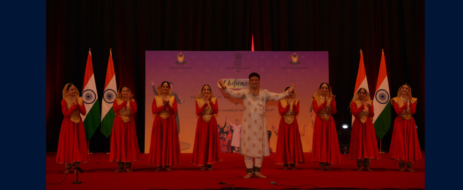 Consulate General of India in Erbil organized a vibrant Indian cultural evening on 16 February 2026 with a ICCR Kathak dance troupe led by Pandit Sandeep Mahavir.