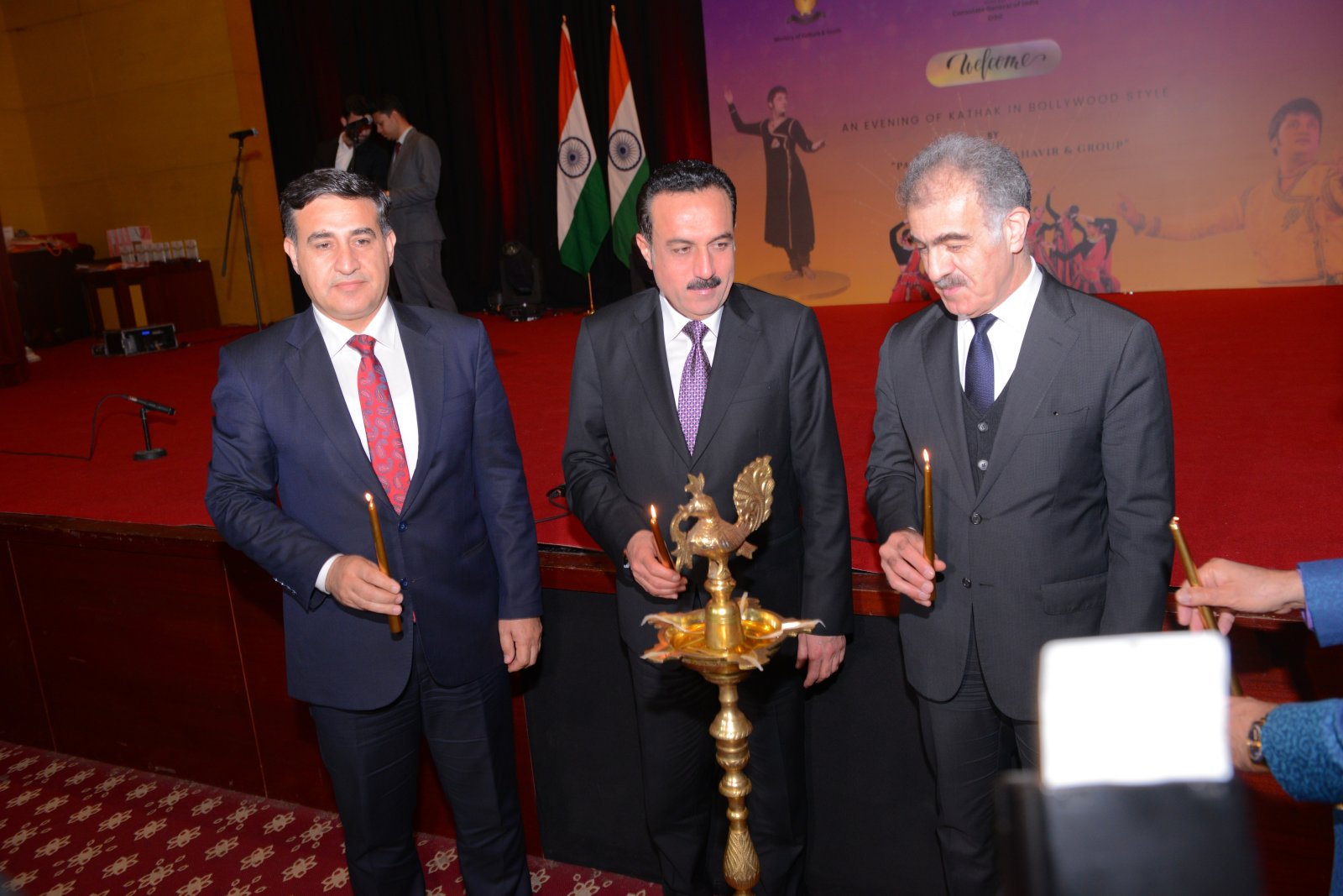Consulate General of India in Erbil organized a vibrant Indian cultural evening on 16 February 2026 with a ICCR Kathak dance troupe led by Pandit Sandeep Mahavir.