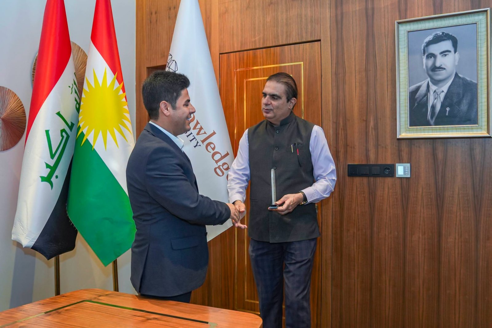 Consul General inaugurated India Corner at the Rikawt Haji Najmaddin Library of Knowledge University in Erbil on 23 June 2026.