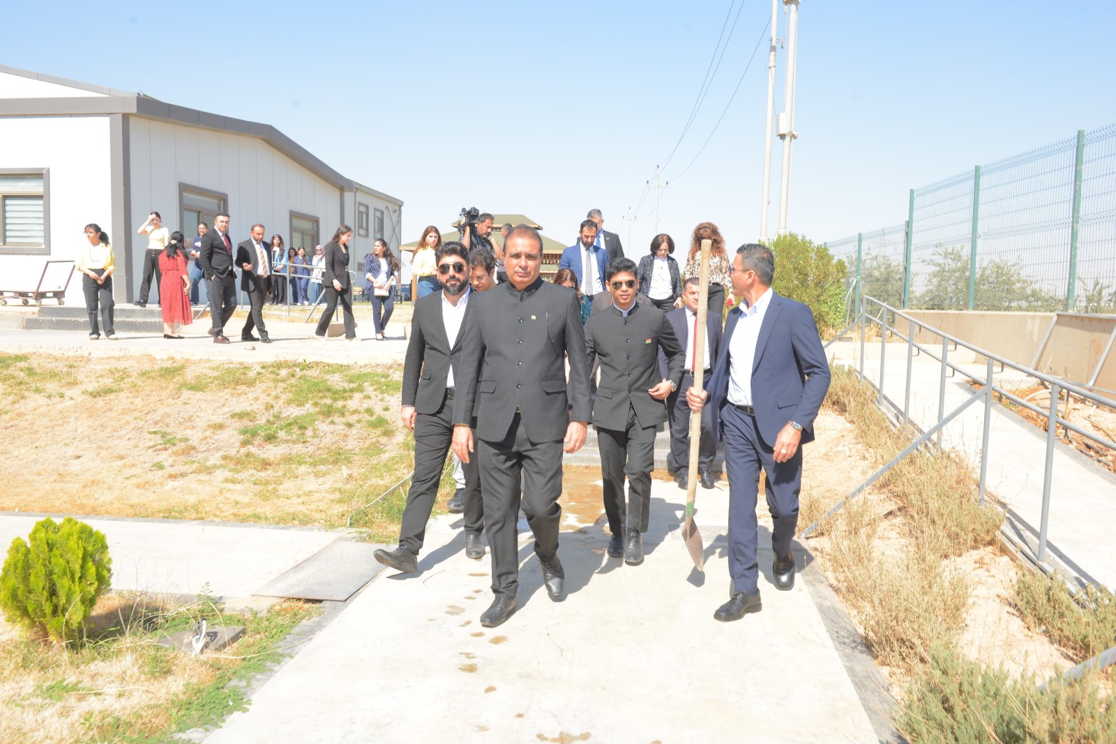 Celebration of Gandhi Jayanti at Sami Abdulrahman Park and a plantation drive organized at the University of Kurdistan Hewlêr Medical College on 02 October 2025.