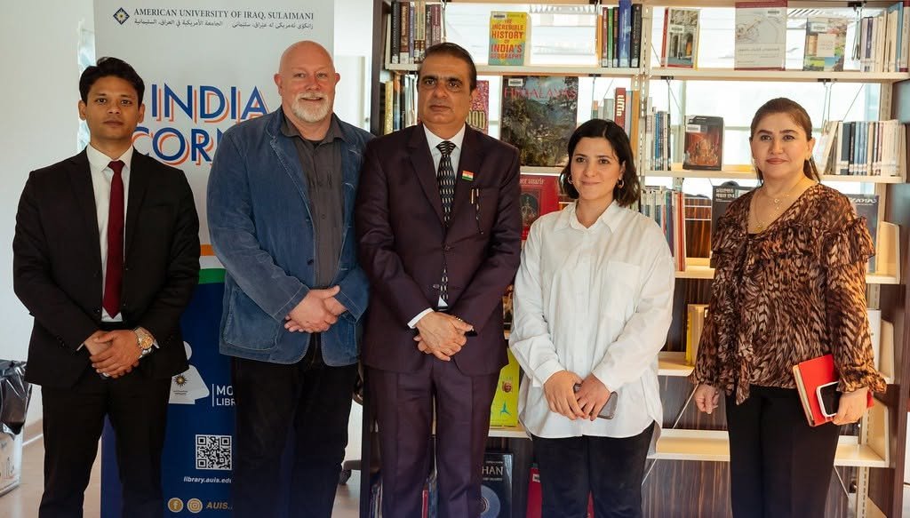 Consul General met Dr. Robert Perrins, Provost of American University of Iraq, Sulaimani on 20 May 2026.