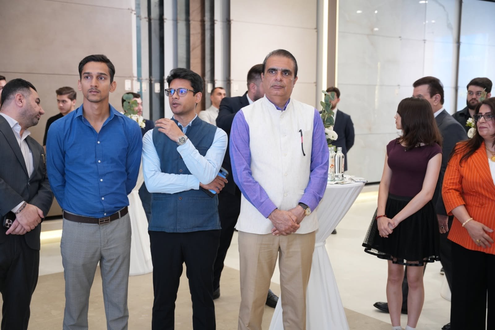 Consul General attended the opening ceremony of the main branch of Indian tiles and sanitaryware company VARMORA in Erbil on 13 July 2026.