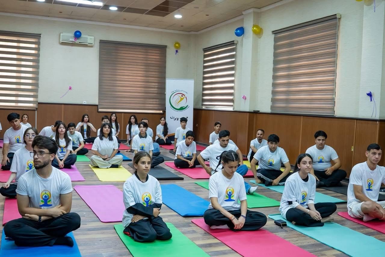 Consulate General of India in Erbil organized a vibrant yoga session for youth in Duhok on 20 June 2026.