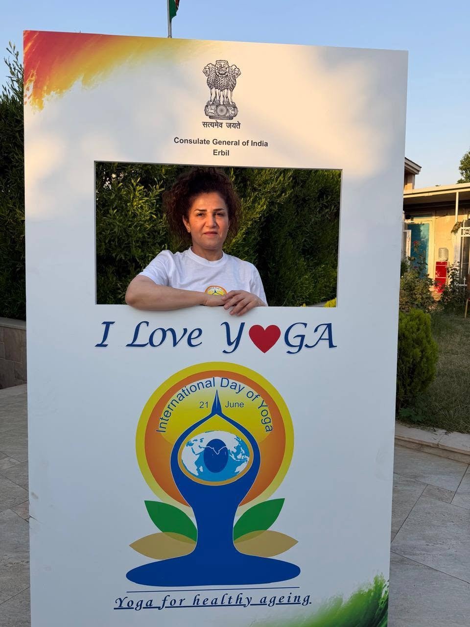 Consulate General of India in Erbil organized a dedicated yoga session for women on 25 June 2026.
