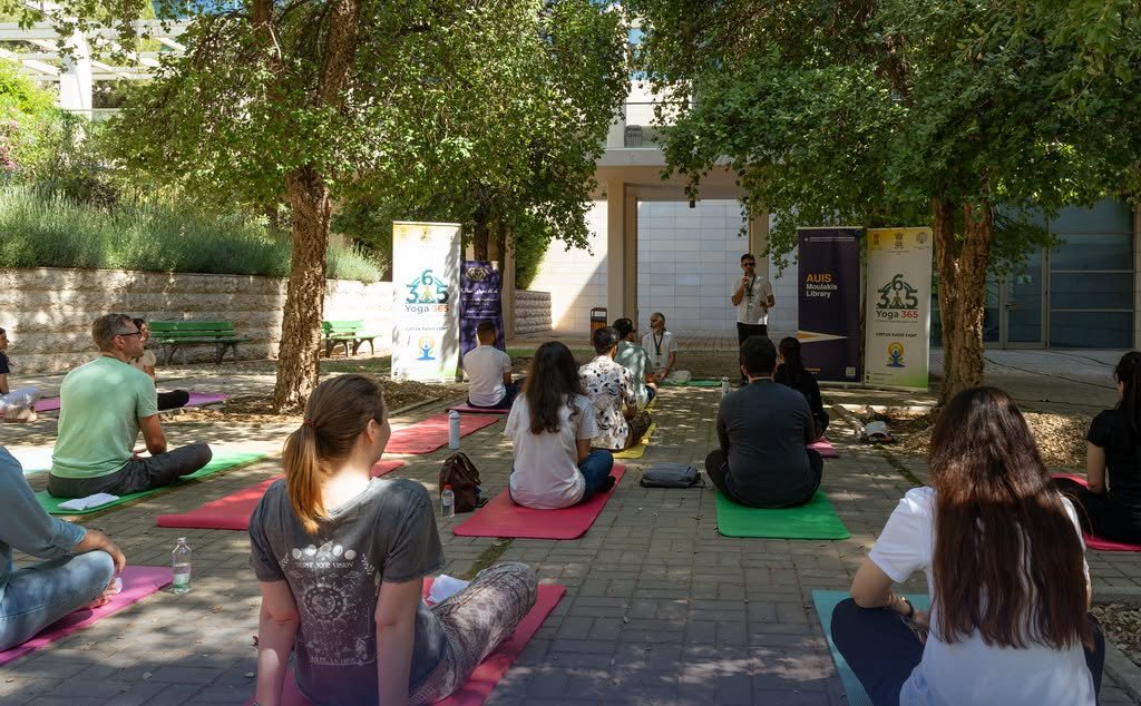 Consulate General of India organised a Curtain Raiser event for the International Day of Yoga 2026 at the American University of Iraq, Sulaymaniyah on 04 June 2026.