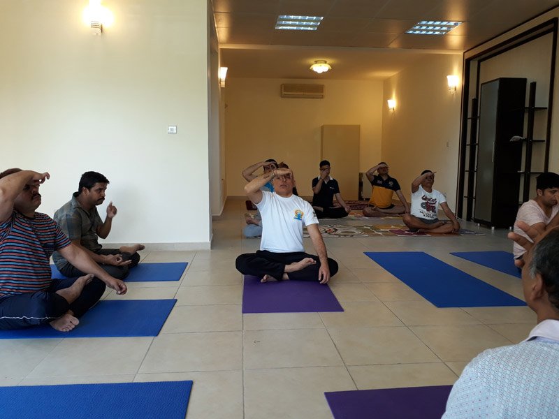 International Day of Yoga 2017 celebration at the Consulate General of India, Erbil