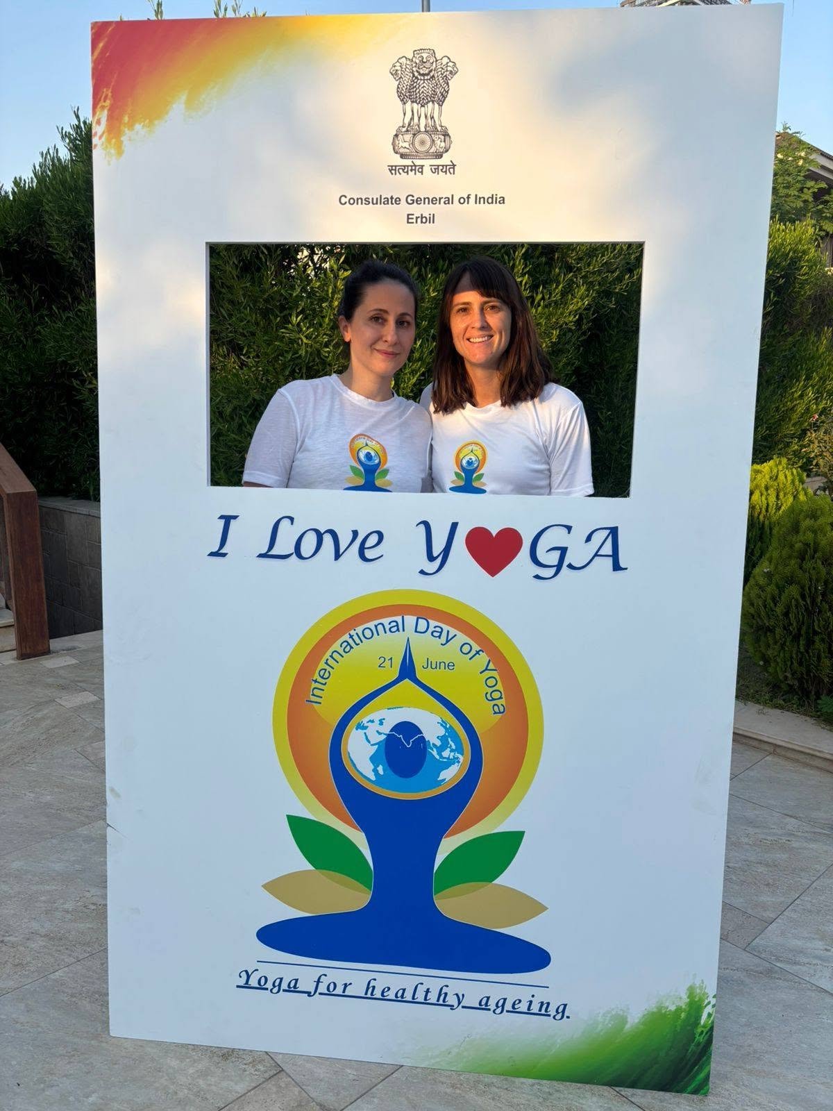 Consulate General of India in Erbil organized a dedicated yoga session for women on 25 June 2026.