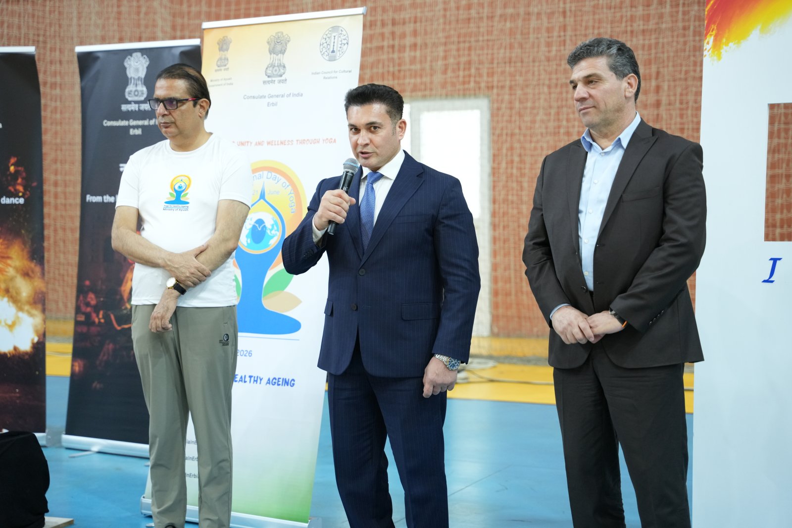 Celebration of 12th International Day of Yoga in Erbil on 21 June 2026.