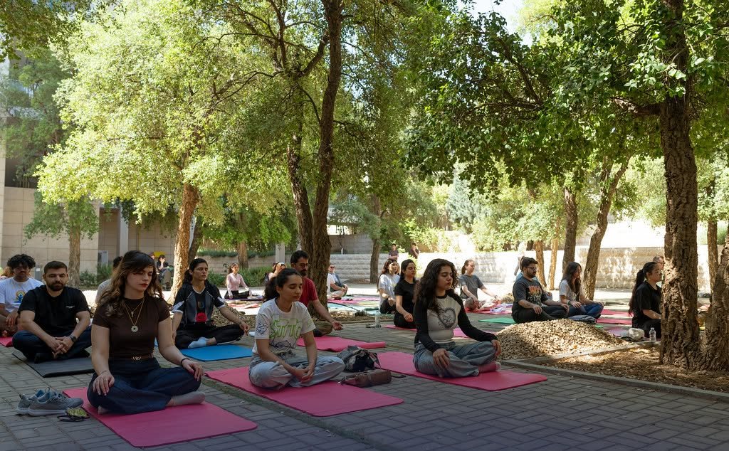 Consulate General of India organised a Curtain Raiser event for the International Day of Yoga 2026 at the American University of Iraq, Sulaymaniyah on 04 June 2026.