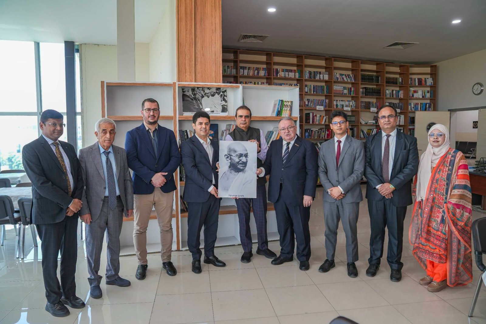 Consul General inaugurated India Corner at the Rikawt Haji Najmaddin Library of Knowledge University in Erbil on 23 June 2026.