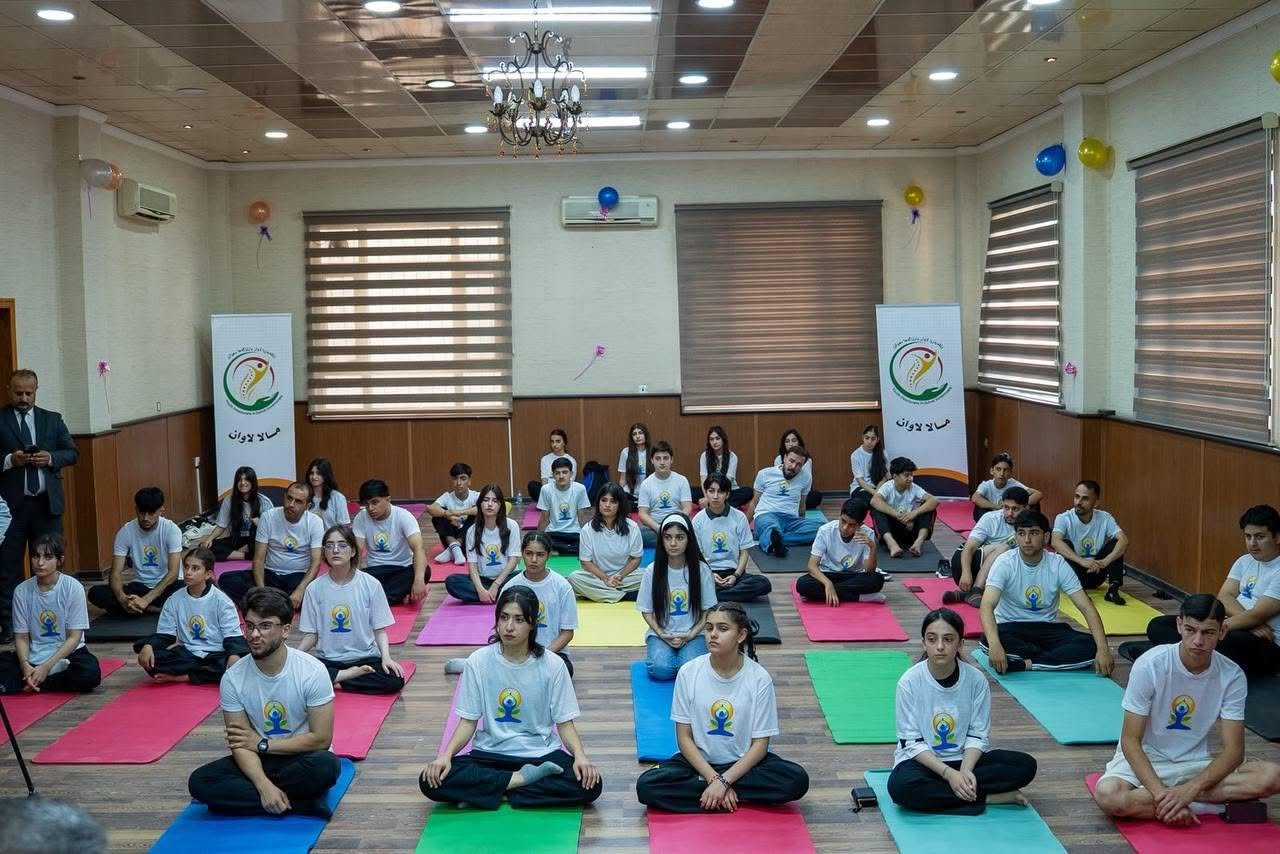 Consulate General of India in Erbil organized a vibrant yoga session for youth in Duhok on 20 June 2026.