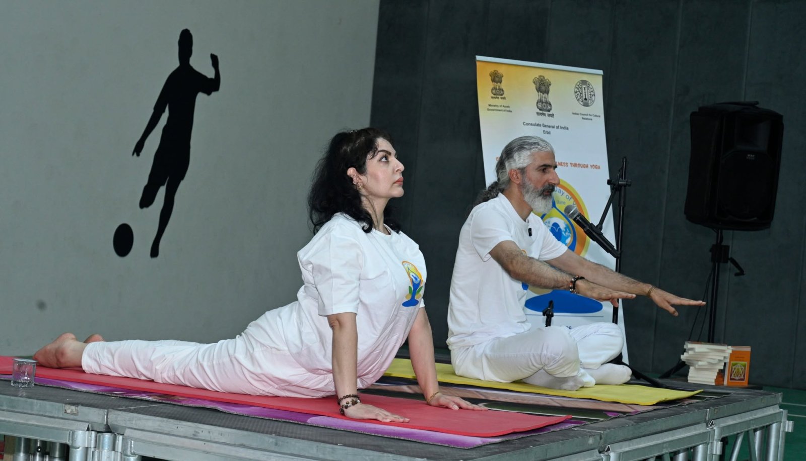 Celebration of International Day of Yoga 2026 in association with Satya Academy in Sulaymaniyah on 27 June 2026.