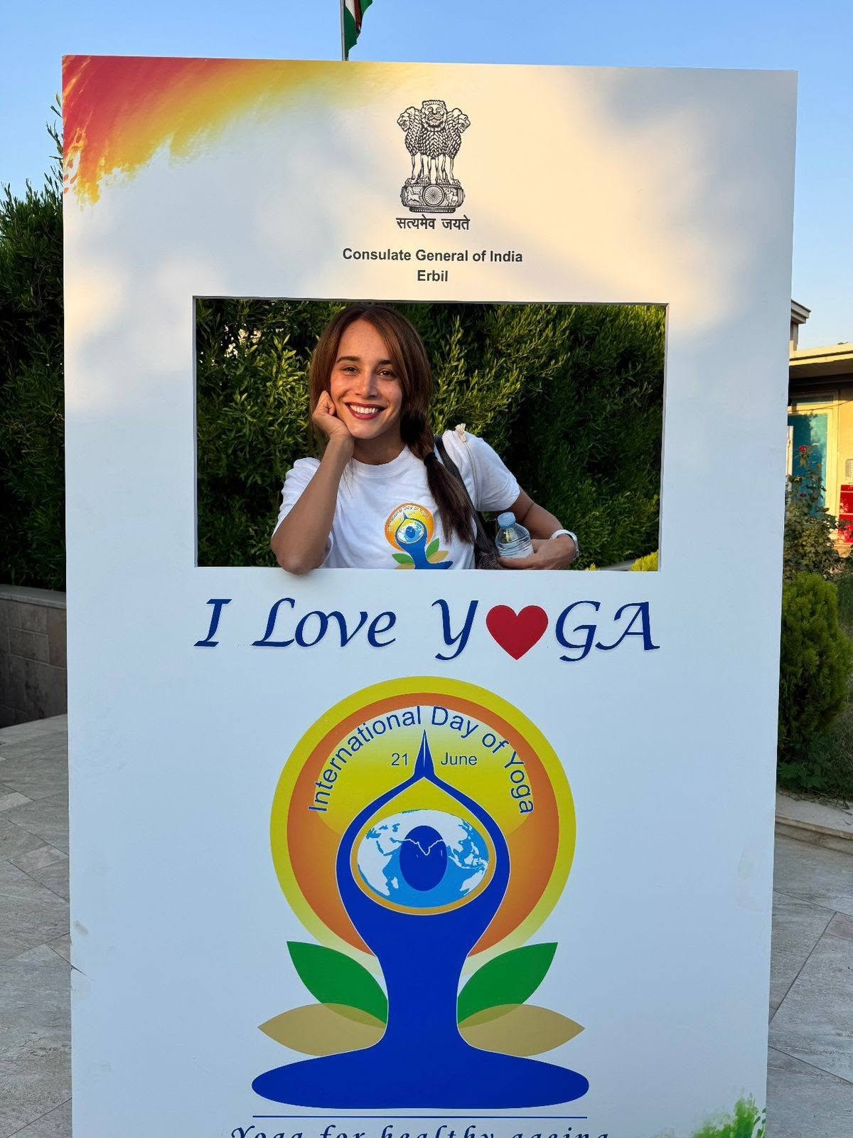 Consulate General of India in Erbil organized a dedicated yoga session for women on 25 June 2026.