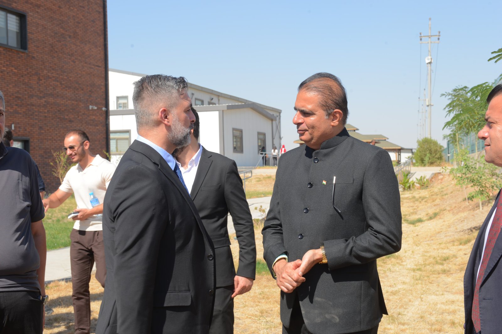 Celebration of Gandhi Jayanti at Sami Abdulrahman Park and a plantation drive organized at the University of Kurdistan Hewlêr Medical College on 02 October 2025.