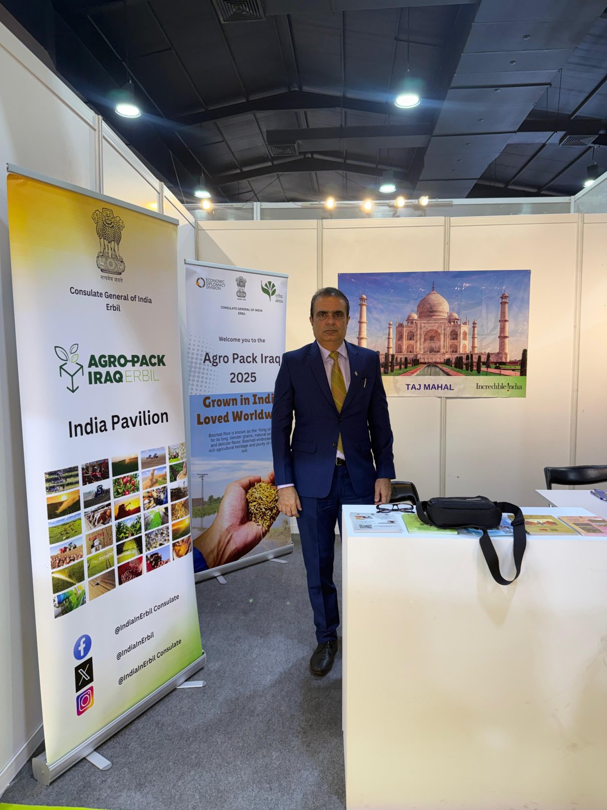 Consul General attended the inauguration of the Agro Pack & Food Exhibition 2025 in Erbil on 24 November 2025.