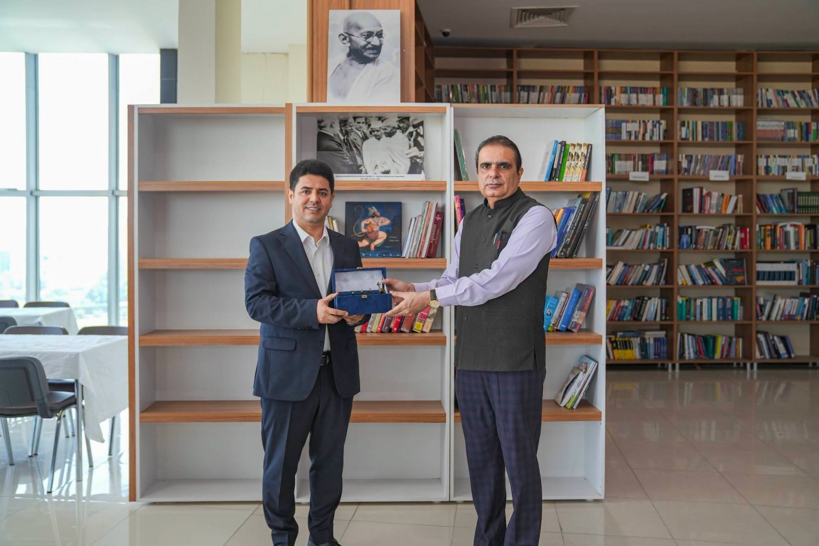 Consul General inaugurated India Corner at the Rikawt Haji Najmaddin Library of Knowledge University in Erbil on 23 June 2026.
