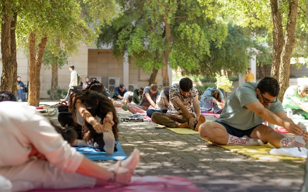 Consulate General of India organised a Curtain Raiser event for the International Day of Yoga 2026 at the American University of Iraq, Sulaymaniyah on 04 June 2026.