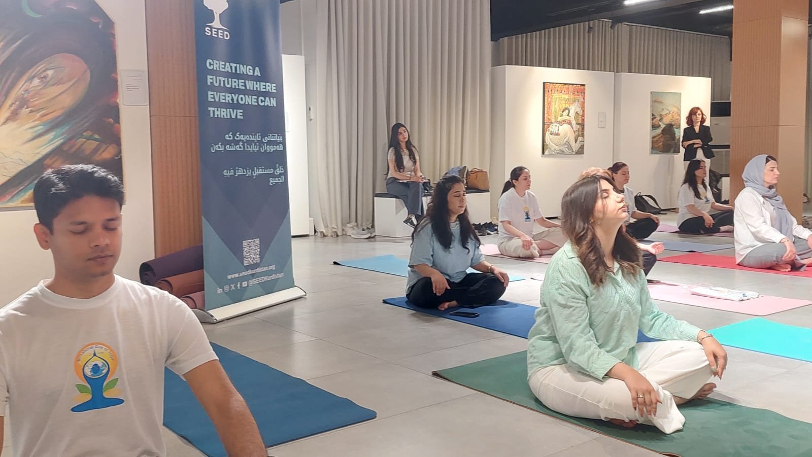 Yoga session for NGOs working on Women and Child Welfare in Sulaymaniyah on 28 June 2026