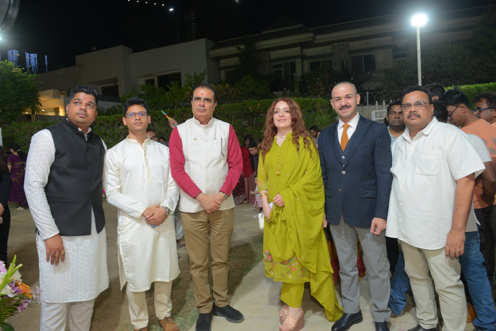 Celebration of Navratri with the members of  Indian Community on 26 September 2025
