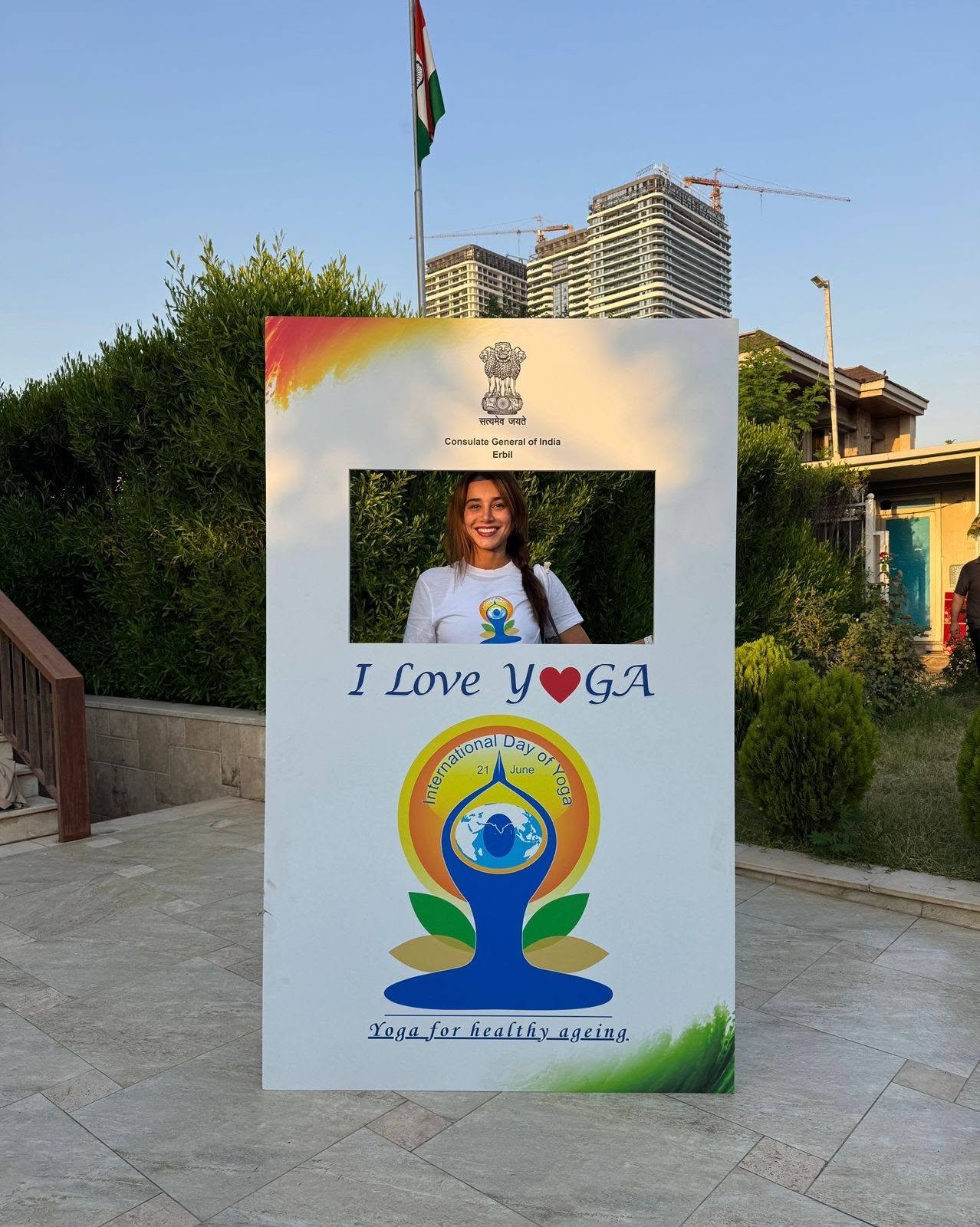 Consulate General of India in Erbil organized a dedicated yoga session for women on 25 June 2026.