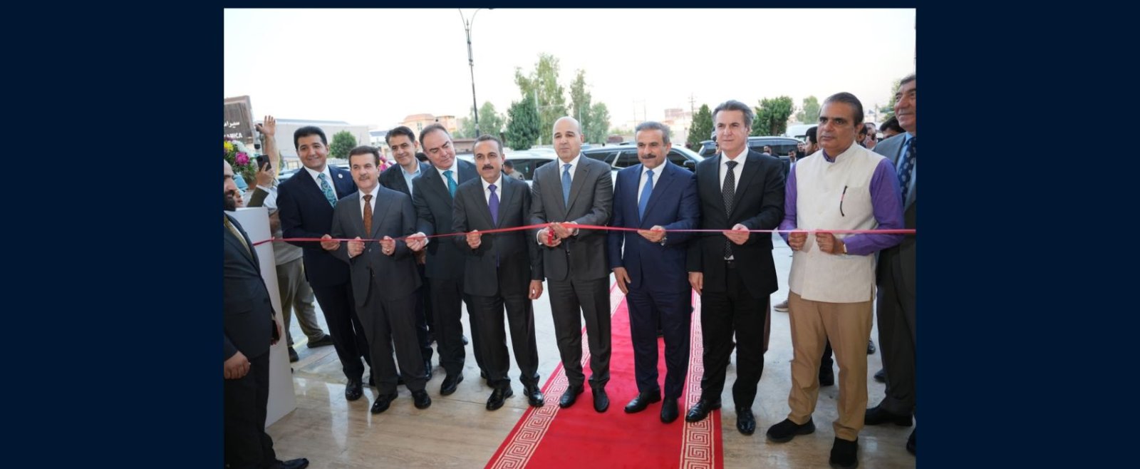 Consul General attended the opening ceremony of the main branch of Indian tiles and sanitaryware company VARMORA in Erbil on 13 July 2026.