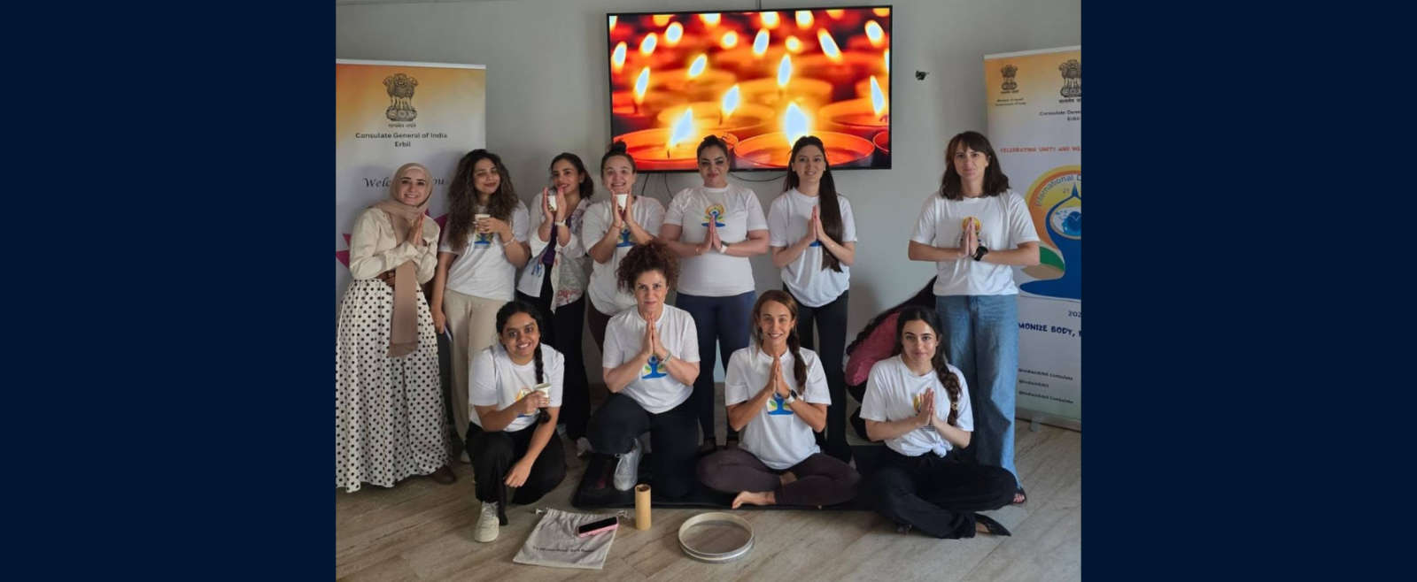 Consulate General of India in Erbil organized a dedicated yoga session for women on 25 June 2026.