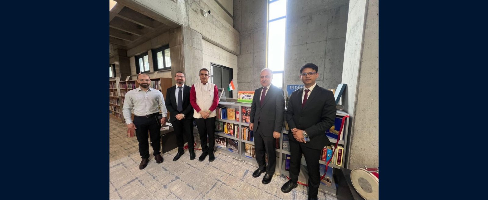 Consul General inaugurated an India Corner at the Catholic University in Erbil on 12 May 2026.