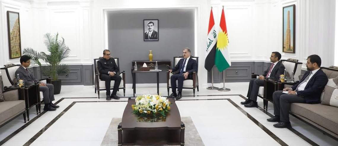 Consul General met Safeen Dizayee, Minister and Head of Department of Foreign Relations of KRG on May 12, 2025
