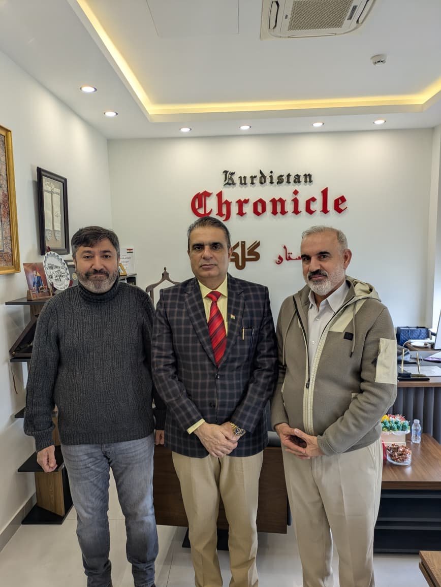 Consul General visited the Kurdistan Chronicle and met Mr. Botan Tahseen, Publisher of Kurdistan Chronicle Magazine.