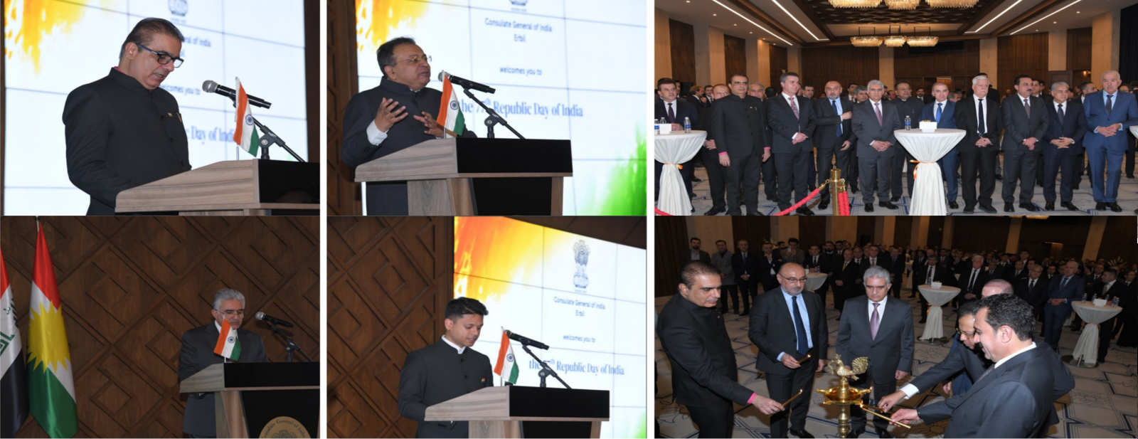 The Consulate celebrated the 77th Republic Day of India in Erbil
